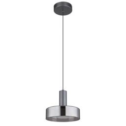 Netlighting Grant Pendant Ceiling Light Grey Matt Smoke Glass Shade LED 3000K - thumbnail 2