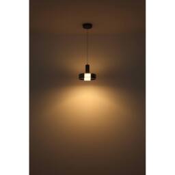 Netlighting Grant Pendant Ceiling Light Grey Matt Smoke Glass Shade LED 3000K - thumbnail 3