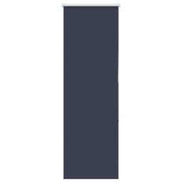Berkfield Home Roller Blind Blackout Marine 55x150 cm Fabric Width 50.7 cm Polyester in Blue
