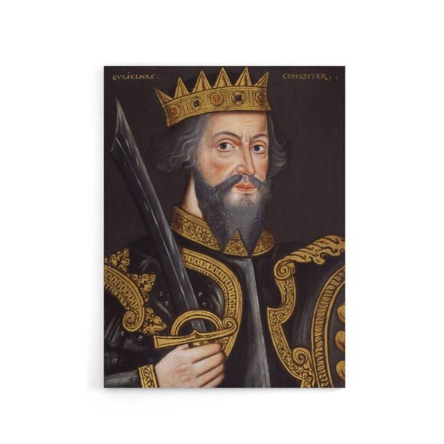 "Artery8 King William I Of England The Conqueror Canvas Wall Art Print - Size: W18"" x H24""" - image 1