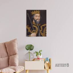 "Artery8 King William I Of England The Conqueror Canvas Wall Art Print - Size: W18"" x H24""" - thumbnail 3