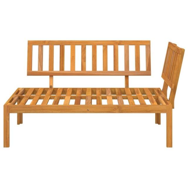 Berkfield Home Beautiful Garden Pallet Corner Sofa Solid Wood Acacia in Brown - image 1