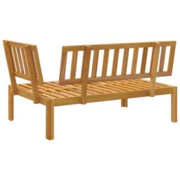 Berkfield Home Beautiful Garden Pallet Corner Sofa Solid Wood Acacia in Brown - thumbnail 5