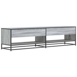 Berkfield Home TV Cabinet Grey Sonoma 180.5x40x46 cm Engineered Wood - thumbnail 6