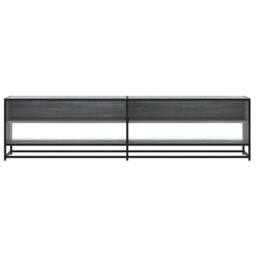 Berkfield Home TV Cabinet Grey Sonoma 180.5x40x46 cm Engineered Wood - thumbnail 4