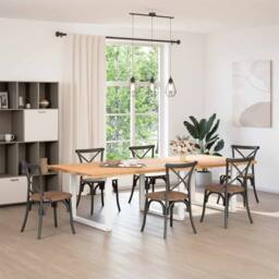 Berkfield Home Coffee Table Legs U-Shaped 2 pcs White 100x(72-73) cm Steel - thumbnail 2