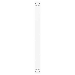 Berkfield Home Coffee Table Legs U-Shaped 2 pcs White 100x(72-73) cm Steel - thumbnail 7