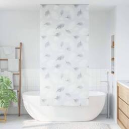 Berkfield Home Shower Roller Blind 90x240 cm Fabric Width 86 cm in Grey