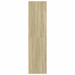 Berkfield Home Wardrobe Sonoma Oak 80x50x200 cm Engineered Wood in Brown - Size: 80 x 50 x 200 cm - thumbnail 6