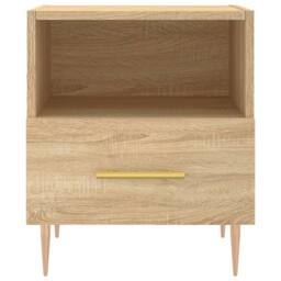 Berkfield Home Modern Bedside Cabinets 2 pcs Sonoma Oak 40x35x47.5 cm Engineered Wood in Natural - thumbnail 6