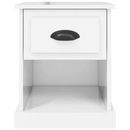 Berkfield Home Bedside Cabinets 2 pcs High Gloss White 39x39x47.5 cm Engineered Wood - thumbnail 8