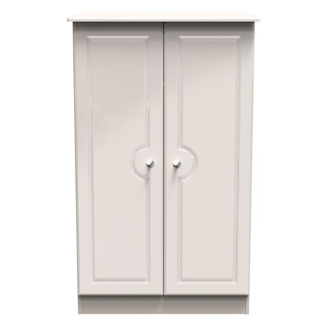 Ready Assembled 2 U Stratford 2 Door Midi Wardrobe (Ready Assembled) in Taupe - image 1