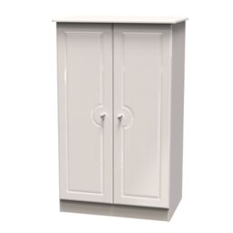 Ready Assembled 2 U Stratford 2 Door Midi Wardrobe (Ready Assembled) in Taupe - thumbnail 3