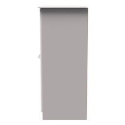 Ready Assembled 2 U Stratford 2 Door Midi Wardrobe (Ready Assembled) in Taupe - thumbnail 2
