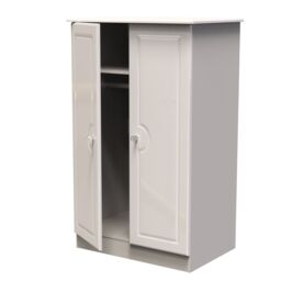 Ready Assembled 2 U Stratford 2 Door Midi Wardrobe (Ready Assembled) in Taupe - thumbnail 5