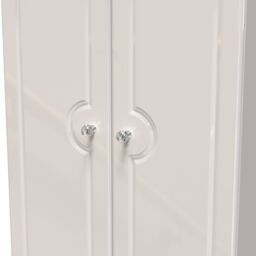 Ready Assembled 2 U Stratford 2 Door Midi Wardrobe (Ready Assembled) in Taupe - thumbnail 4