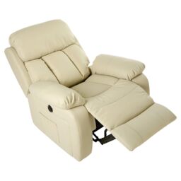 More4Homes Chester Electric Bonded Leather Automatic Recliner Heat & Massage Chair in Black - thumbnail 2