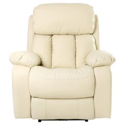 More4Homes Chester Electric Bonded Leather Automatic Recliner Heat & Massage Chair in Black - thumbnail 3