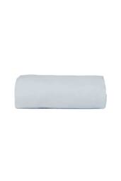 CHRISTY Pure Cotton Percale Fitted Sheets in Pale Blue - Size: King Fitted - thumbnail 1