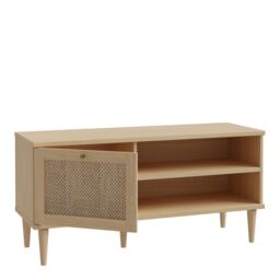 Furniture To Go Calasetta TV Unit in Rattan in Light Brown - thumbnail 5