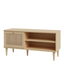 Furniture To Go Calasetta TV Unit in Rattan in Light Brown - thumbnail 3