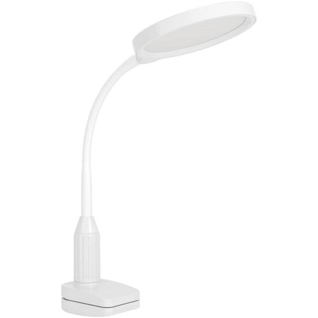 Loops Sleek Modern White LED Table Lamp for Stylish Indoor Home Lighting - image 1