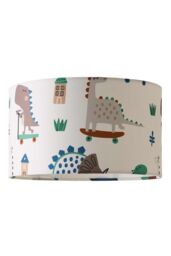 ValueLights Dino Childrens Nursery Drum Ceiling Floor Light Lamp Shade & 10w LED - thumbnail 6