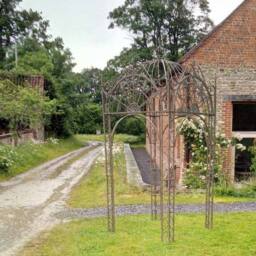 Ascalon Design Ltd Square Pavilion - Gazebo - L128 x W128 x H343 cm - Antique Blue Rust - thumbnail 2