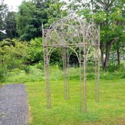 Ascalon Design Ltd Square Pavilion - Gazebo - L128 x W128 x H343 cm - Antique Blue Rust - thumbnail 3