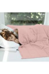 KDMD Kids Weighted Throw Blanket Breathable All Season 9lbs 50x60 in Pink - thumbnail 3