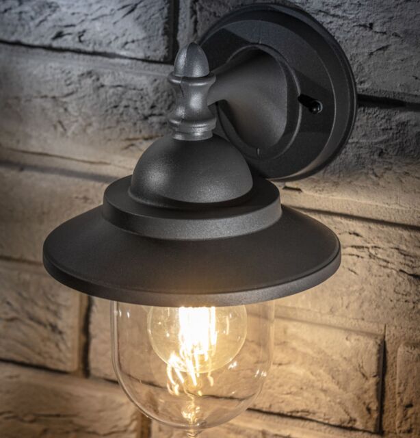 CGC Lighting 'Ryder' Dark Grey Fisherman Wall Lantern Light - image 1