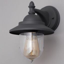 CGC Lighting 'Ryder' Dark Grey Fisherman Wall Lantern Light - thumbnail 4