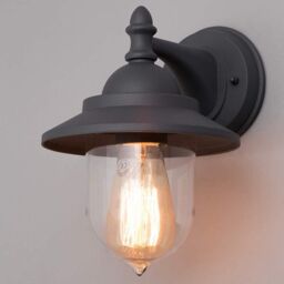 CGC Lighting 'Ryder' Dark Grey Fisherman Wall Lantern Light - thumbnail 2