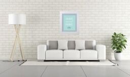 Frames & Mirrors 4U Metro White Frame with Blue Mount for Image Size 7 x 5 Inch - thumbnail 4