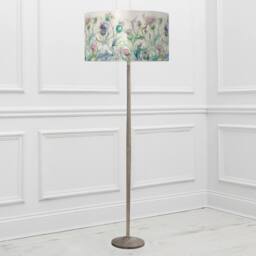 Voyage Maison Solensis Floor Lamp With Cirsium Eva Lampshade in Aqua - thumbnail 1