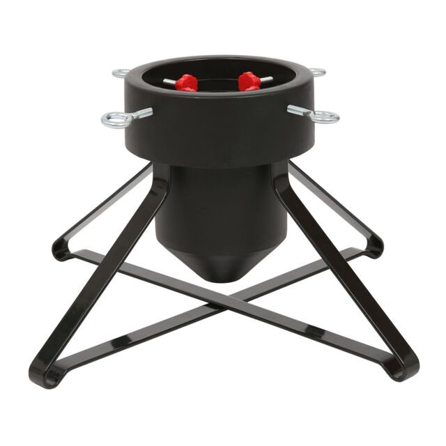 Harbour Housewares Classic Real Christmas Tree Stand - 3in in Black - image 1