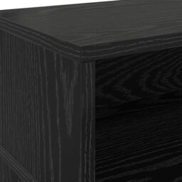 Berkfield Home Desk Black Oak 200x55x91 cm Engineered Wood - Size: 200 x 55 x 91 cm - thumbnail 8