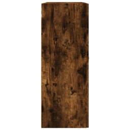 Berkfield Home Wall Mounted Cabinet Smoked Oak 69.5x34x90 cm in Brown - thumbnail 8