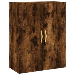 Berkfield Home Wall Mounted Cabinet Smoked Oak 69.5x34x90 cm in Brown - thumbnail 3