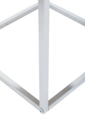 Orsina Set of Three Nesting Side Tables, Modern Nesting Tables, Nesting End Tables for Living Room in White - thumbnail 4