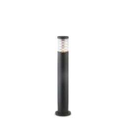 Netlighting Tronco 1 Light Outdoor Tall Bollard Black IP44 E27