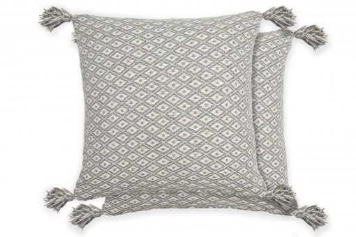 New Edge Blinds Stockholm Cushion Cover in Grey - Size: 43 cm x 43 cm - image 1