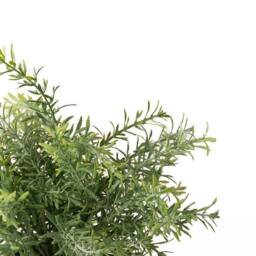 Hill Interiors Rosemary Stone Effect Artificial Plant in Green - thumbnail 2