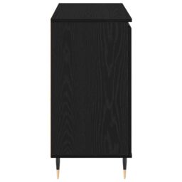 Berkfield Home Sideboard with Doors & Drawers Black Oak 101, 5x35x70 cm - Size: 5 x 35 x 70 cm - thumbnail 7