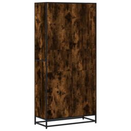 Berkfield Home Bookcase Smoked Oak 80.5x35x170.5 cm Engineered Wood in Brown - thumbnail 6