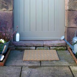 Artsy Mats Grey Wavey Lines Pattern Doormat - Size: 40 cm x 60 cm - thumbnail 6