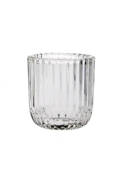 KDMD Clear Orla Glass Tealight Holder 9cm 5 Pack - image 1