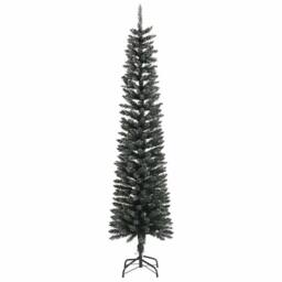 Berkfield Home Artificial Christmas Tree with 300 LEDs Green 58 x 58 x 240 cm - thumbnail 5