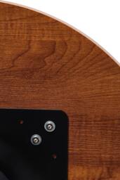 Living and Home Modern Tulip-Shaped Walnut Dining Table - thumbnail 8