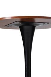 Living and Home Modern Tulip-Shaped Walnut Dining Table - thumbnail 6